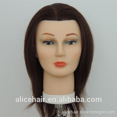 Factory sales cheap training mannequin head with hair